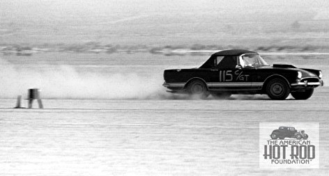 L&R Engineering II Sunbeam breaking the timing lights at El Mirage in 1971 (GCC_356). The San ...jpg